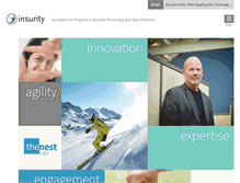 Tablet Screenshot of insurity.com